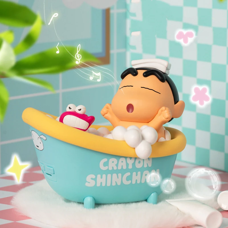 

Kawaii Crayon Shin-Chan аниме хобби ванна мультяшный Bluetooth-динамик уличный портативный беспроводной динамик подарок на день рождения