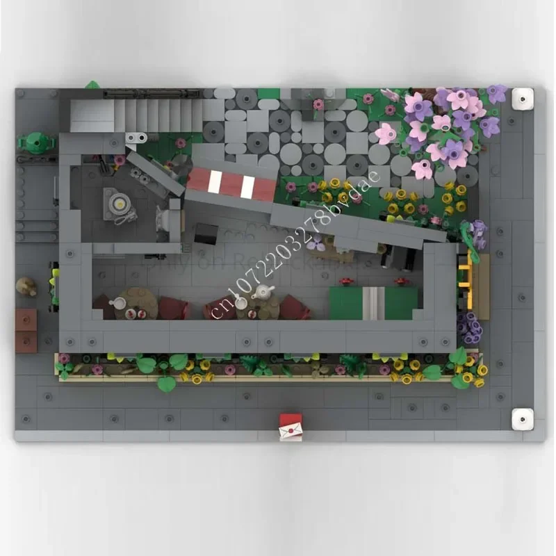 2567PCS The Downtown Pub | Modular BuildingMOC Creative street view Model Building Blocks Architecture  Assembly Model Toys Gif