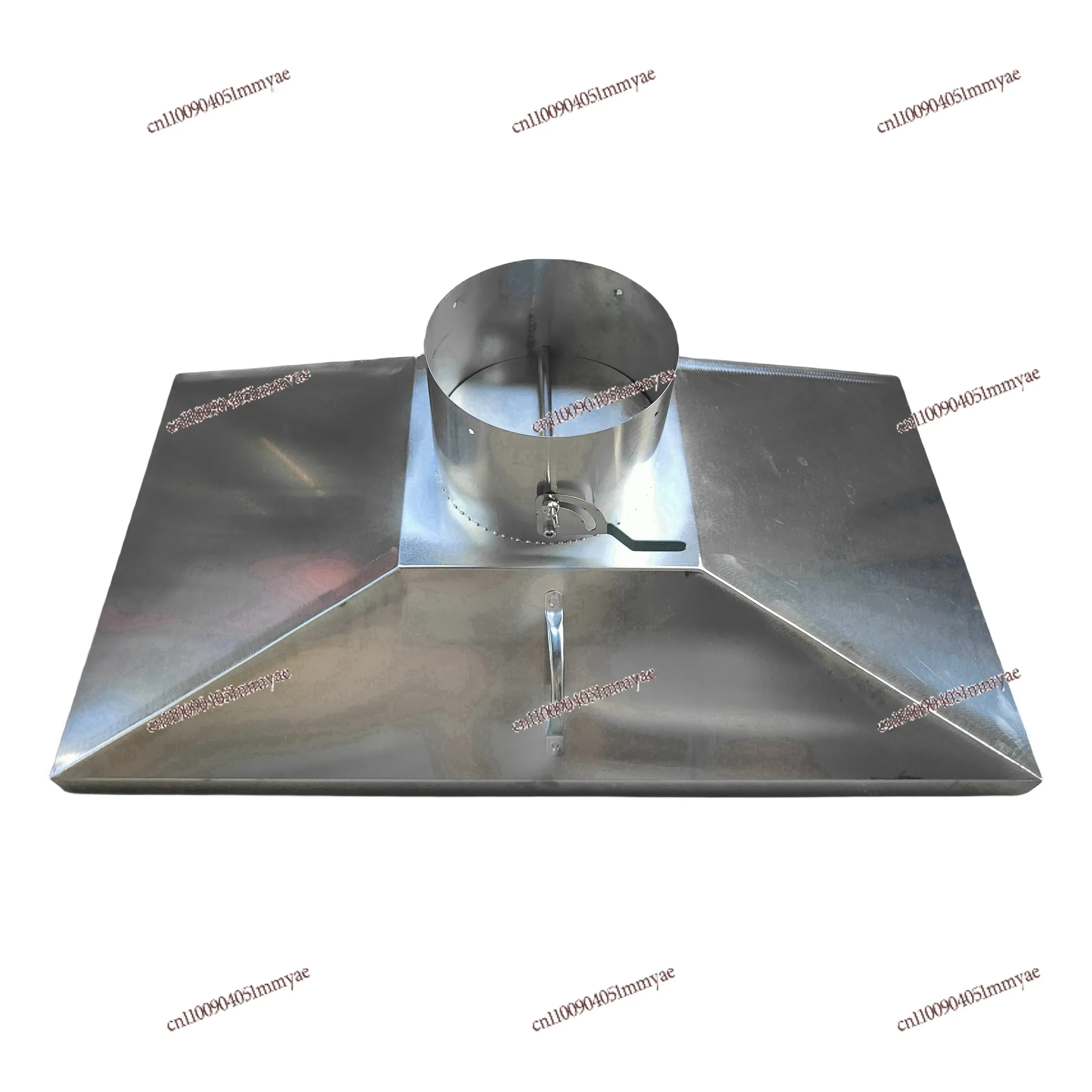 Stainless steel smoking hood Exhaust gas smoking vacuum hood Round bell mouth suction hood