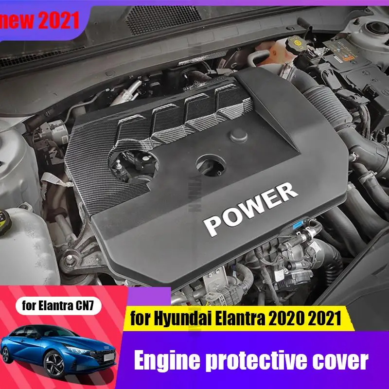 for Hyundai Elantra Avante CN7 2021 automobile engine protective cover, engine dustproof and soundproof cover, cabin guard plate