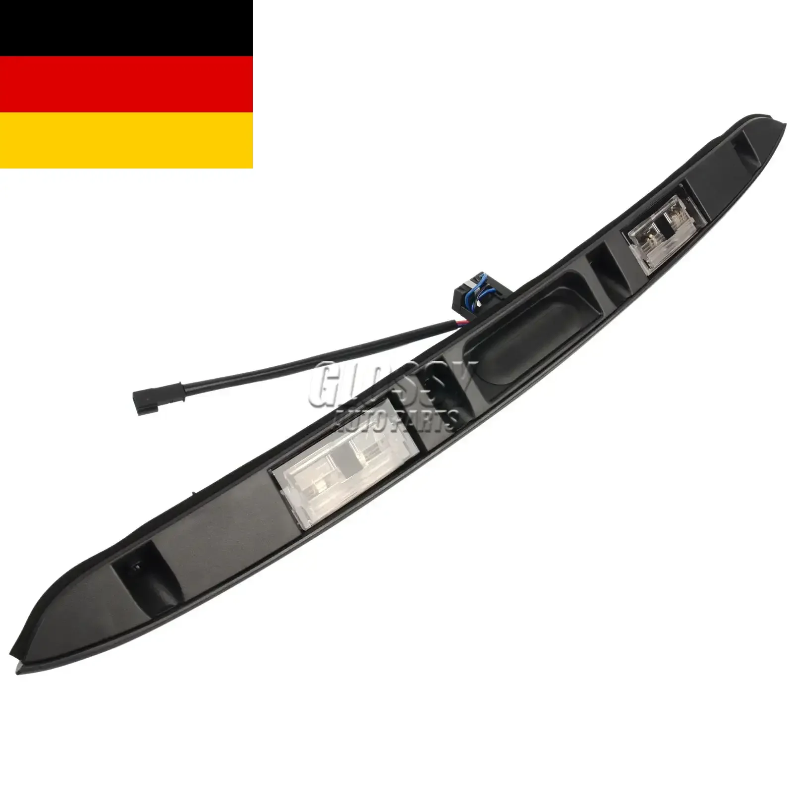 Image of AP03 Kofferraumdeckelgriff mit Schlüsseltaste, unlackiert, schwarz, 51137171699, für BMW E46 3er-Reihe 316i 320i 323i 325i 328i 330i 1998–2005