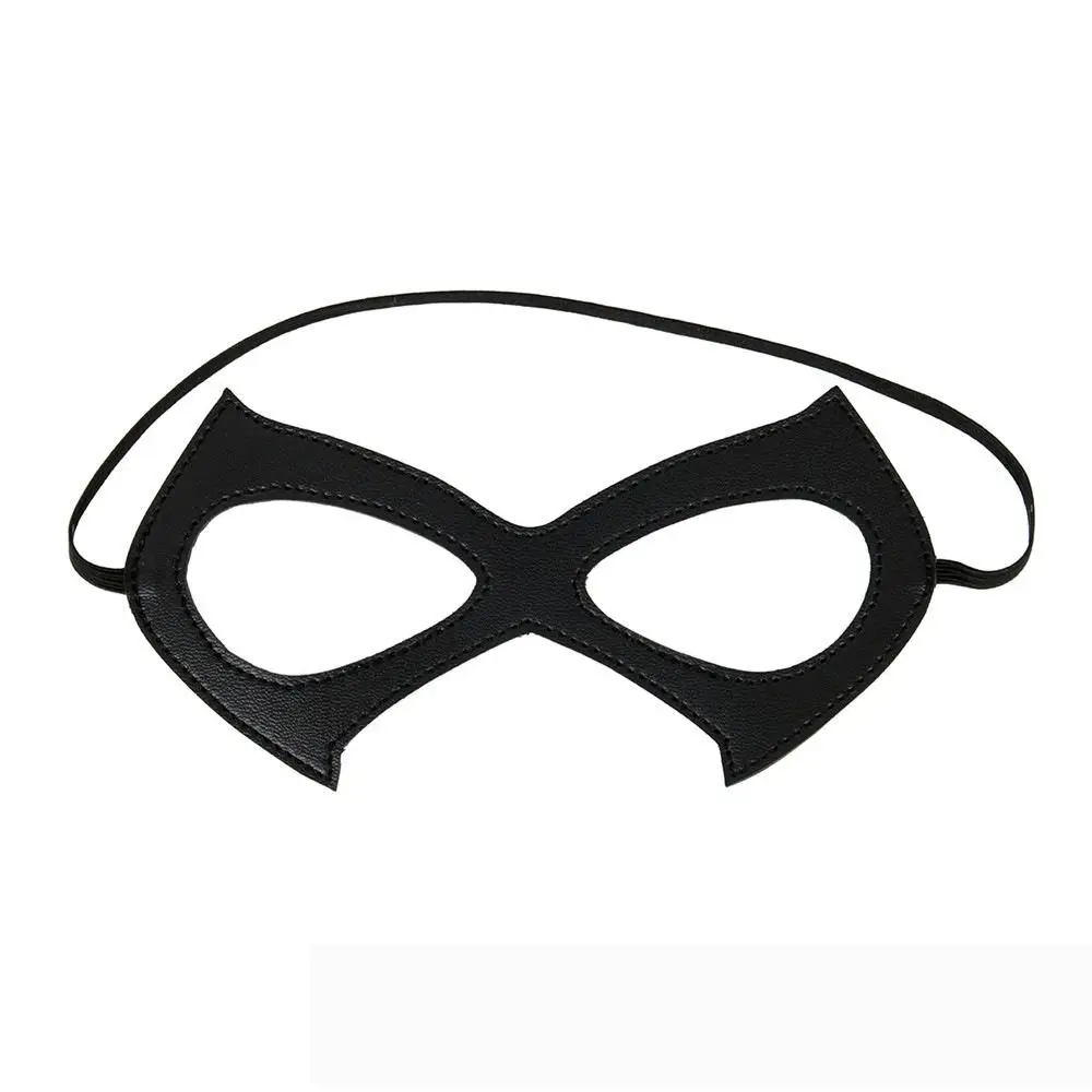 DIY Halb gesichts maske mit Gummiband schwarze Augen maske sexy Cosplay Masken hohle erotische Gesichts bedeckung für Frauen Halloween Party Requisiten