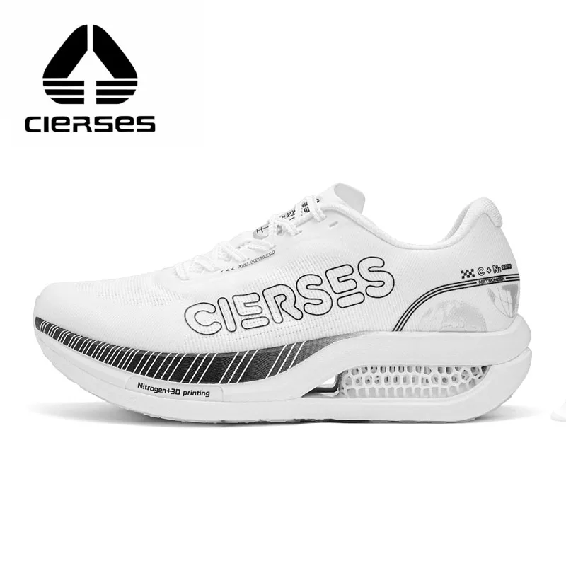 CIEASES C+N 2.0 Men's Professional Marathon Full Carbon Plate Racing Running Shoes with Nitrogen Cushioning and Shock Absorption