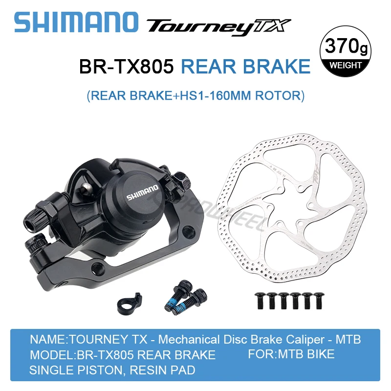 Shimano TOURNEY TX BR-TX805 Mechanical Disc Brake Calipers Resin