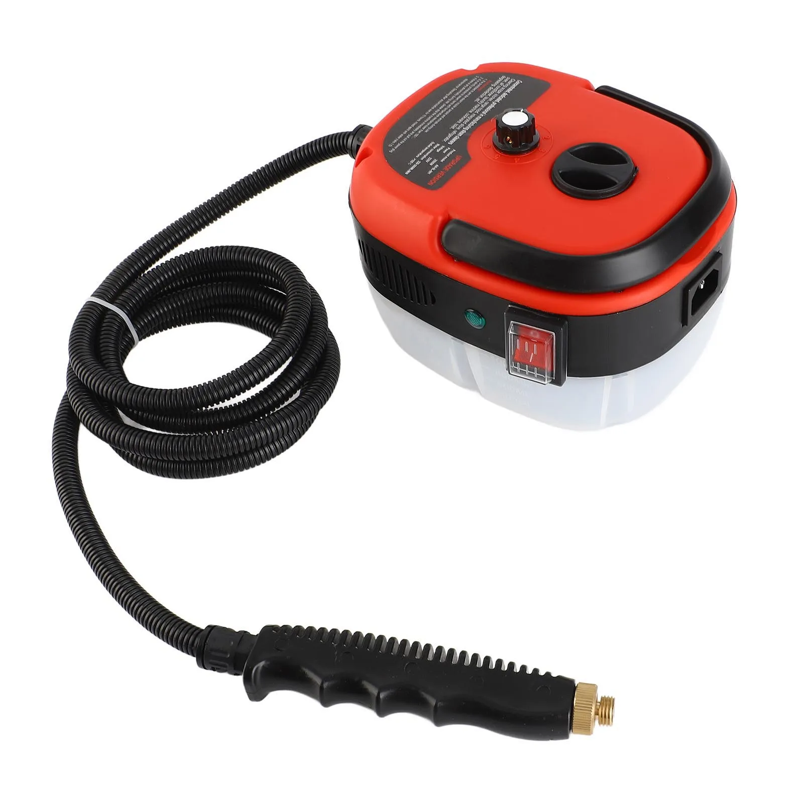 

Портативный ручной пароочиститель 1500 Вт, высокотемпературная пароочистительная машина под давлением с насадками-щетками для кухни и мебели