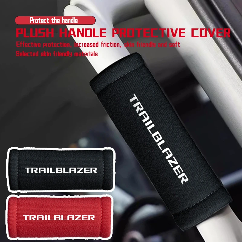 Housse de protection en suède pour poignée de toit intérieure de voiture Chevrolet, accessoires automobiles Spark Trailblazer Aveo Captiva Colorado