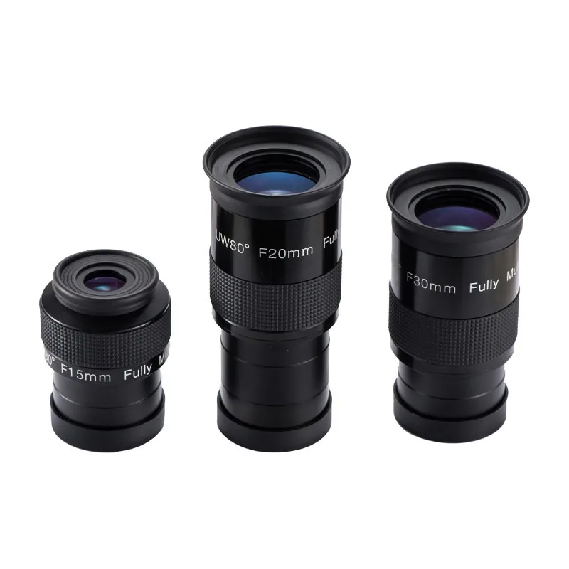 

HD 2" 80 Degree Ultra Wide-angle Astronomical Telescope Eyepiece F15mm F20mm F30mm Fully Multicoated Lens Telescopio Accessories