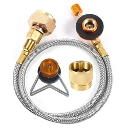 EU Outdoor Cylinder Filling Adapter Camping Gas Stove Gas Refill Adapter with support Gas Tank Furnace Connector Accessories