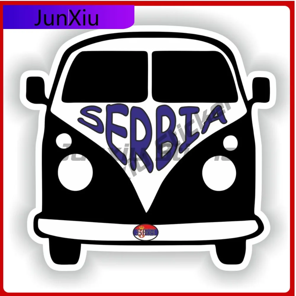 

Van Serbia Sticker Funny Cool Funny Laptop Anti UV Car Modification Vinyl Decal For Car Truck SUV Window Bumper Laptop