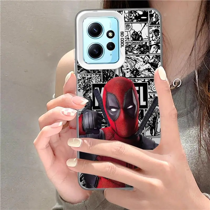 Deadpool Mutants Wolverine phone cases for Xiaomi Redmi Note 13 12 Pro 5G 11 10S 12S 12pro 10 4G 13pro funda Back Shell Cover