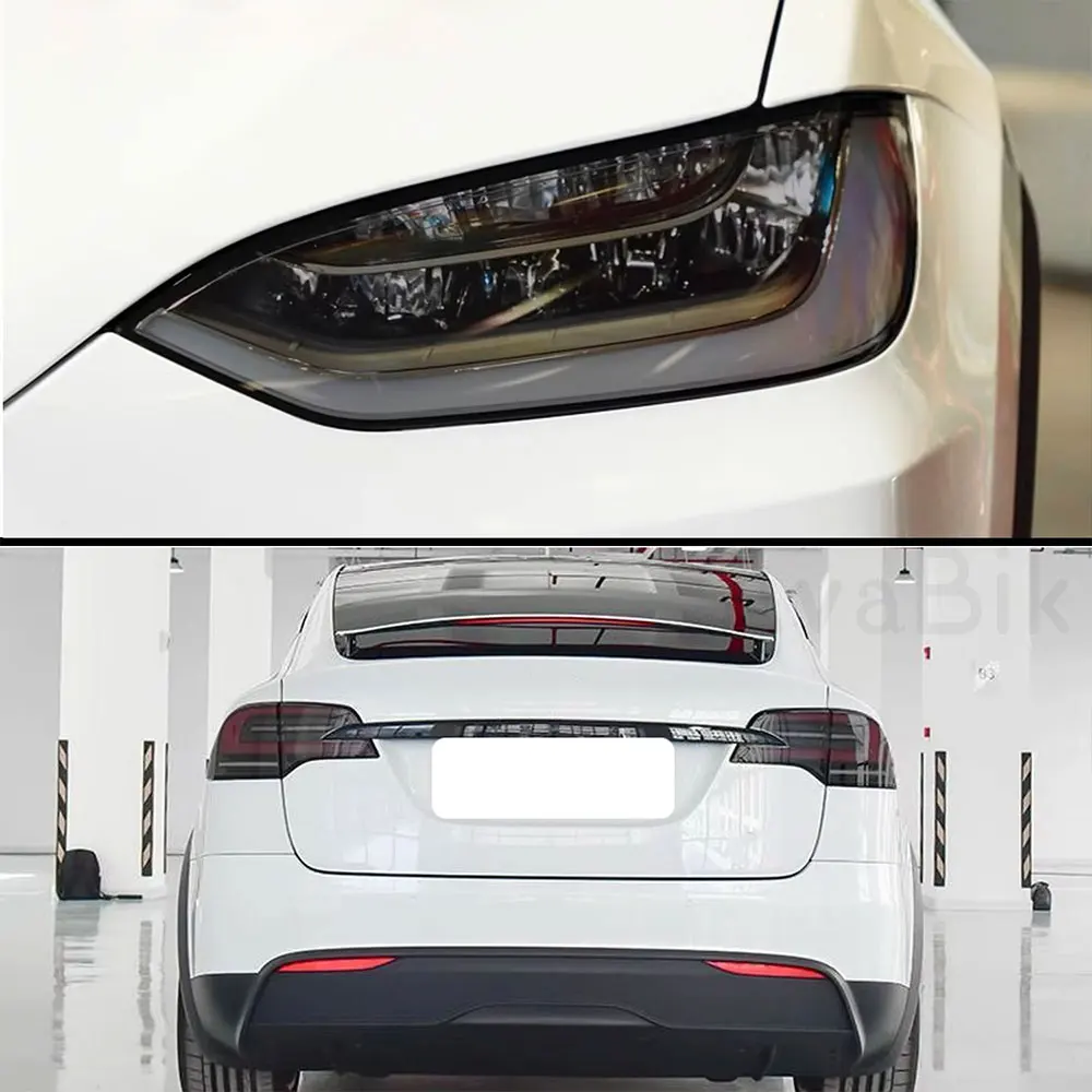 

Черненая защитная пленка из ТПУ для задних фар, противотуманных фар для Tesla Model X 2023, для модели S 2024, черные пленки, меняющие цвет