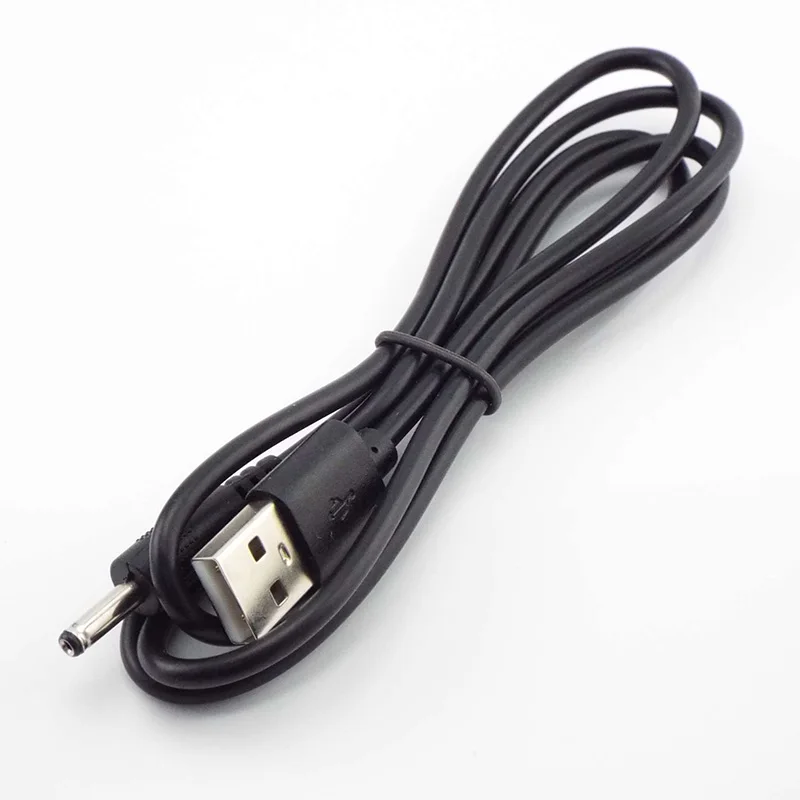 USBタイプAオスジャックプラグ、延長ケーブル、コード、電源、5.5x2.5mm、3.5x1.35mm、4.0x1.7mm、5.5x2.1mm、1m