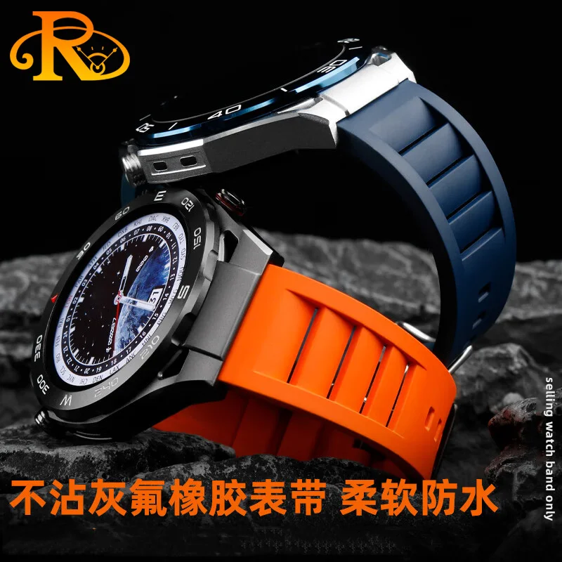 สายนาฬิกา4Pro WATCH3 20มม. 22มม., สำหรับ Huawei GTR 2 2E GT2 GT3 Samsung Galaxy GTR Fluoro ยางซิลิโคน