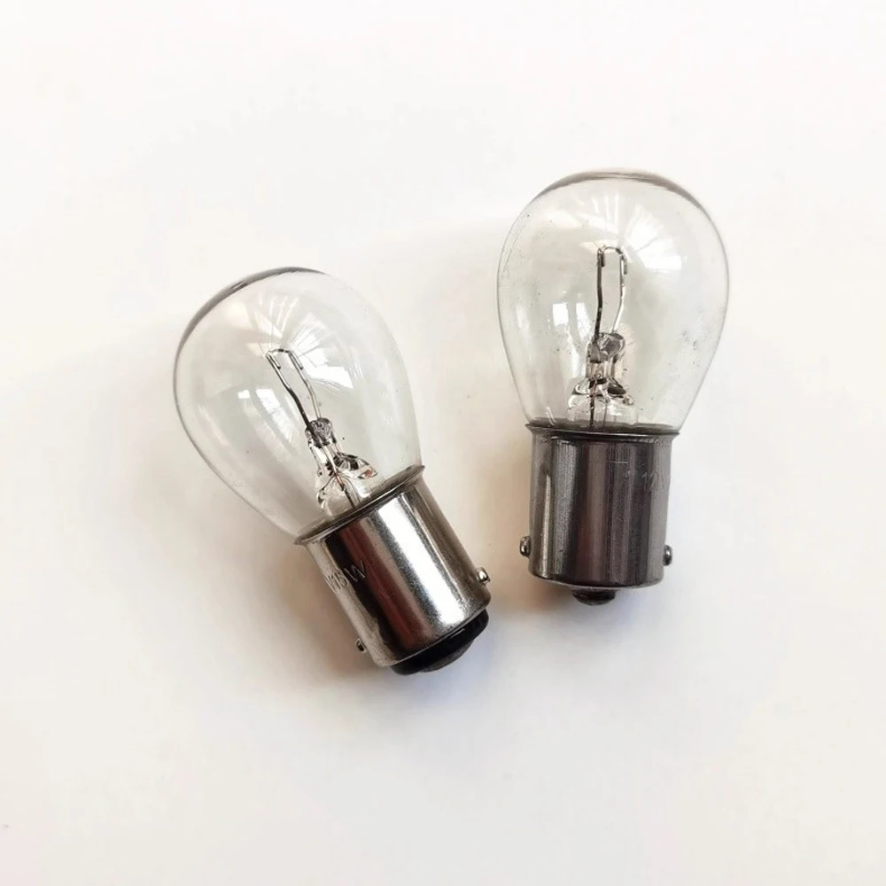 HoneyFly 5pcs B15 Indicator Lamp Bulb 6V 15W 18W 21W S25 Clear Machine Tool Alarm B15S B15D Wire Lighting Instrument