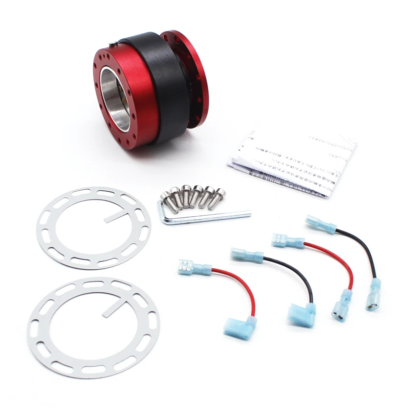 

1pcs Universal Racing Car Aluminum Car Auto Steering Wheel Quick Release Hub Adapter Snap Off Boss Kit Car Accessories