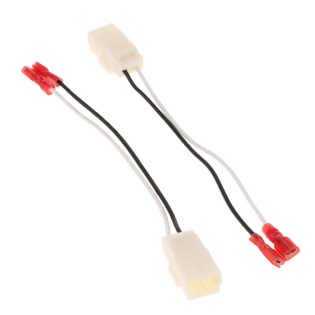 

Plastic Stereo Plug Connectors Extension Wire Harness Adapter for Auto Audio Horn Quick Install