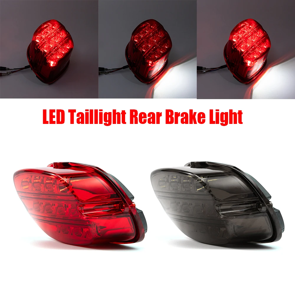 

Motorcycle Accessories LED Taillight Rear Brake Light For Harley Sportster XL883 XL1200 Dyna Softail Touring Road Motorbike Lamp