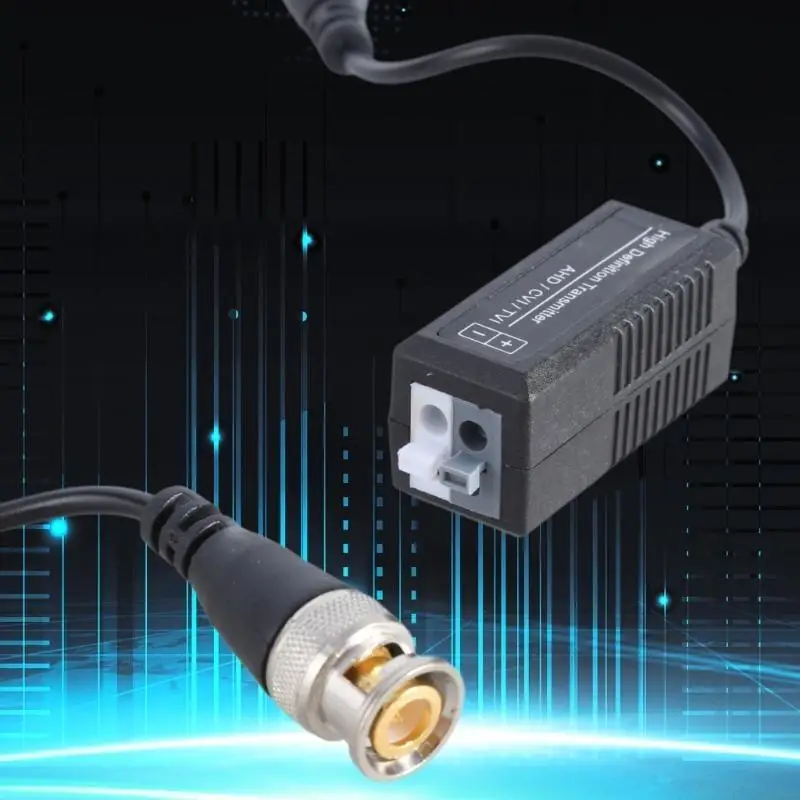 E56B Easy Installation 1080P Passive Video Transmitter Using Twiste Pair Cable for Surveillances Quality Video Transfer