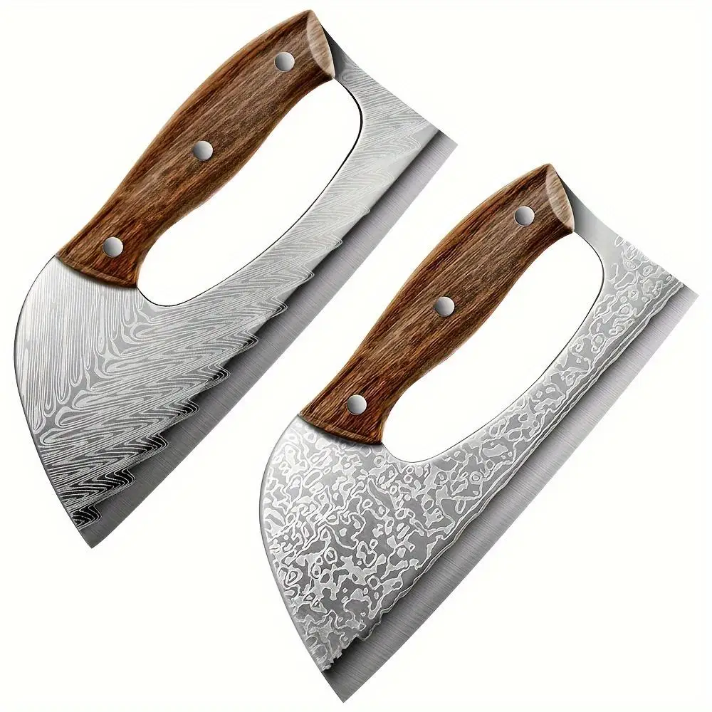 PLYS Kitchen Slicing Knife Set Sharp High Carbon Stainless Steel cleaver Knife, Multi-Functional Chef's Knife