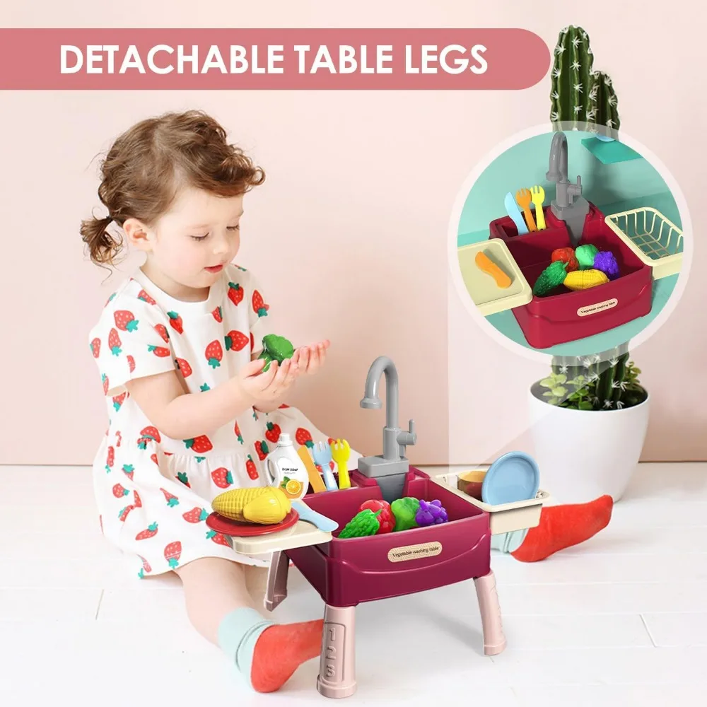 어린이 놀이 시뮬레이션 식기 세척기 장난감, 조기 교육, 주방 시뮬레이션, 전기 식기 세척기, 물 세척 장난감 선물