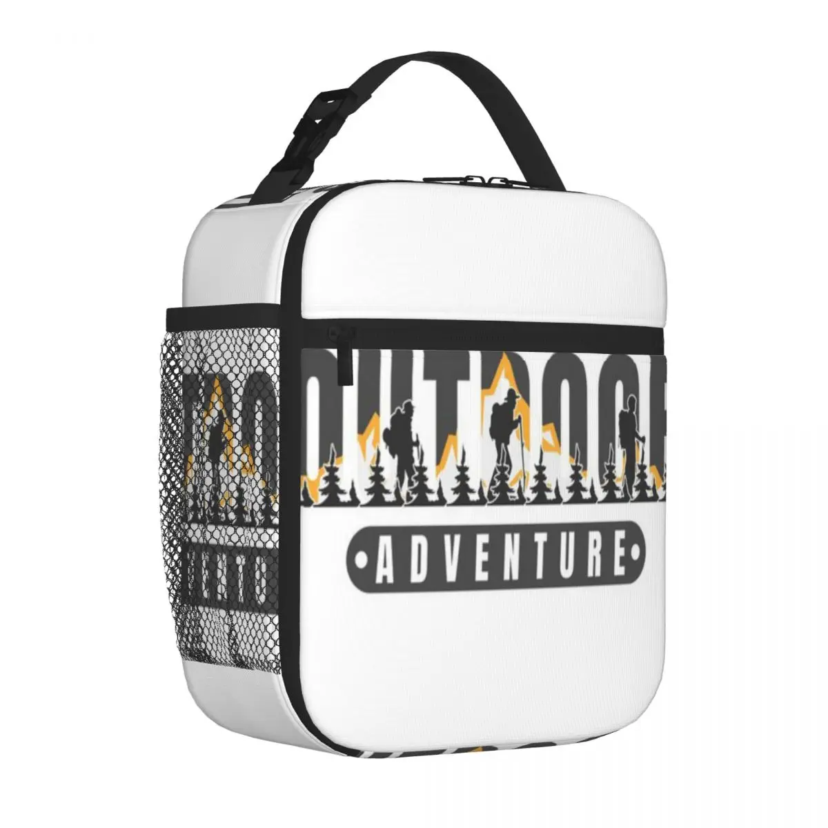 Hot Sale Outdoor Adventure Three Compartment Insulated Tote Airport Travel Adjustable Strap Lunch Bag