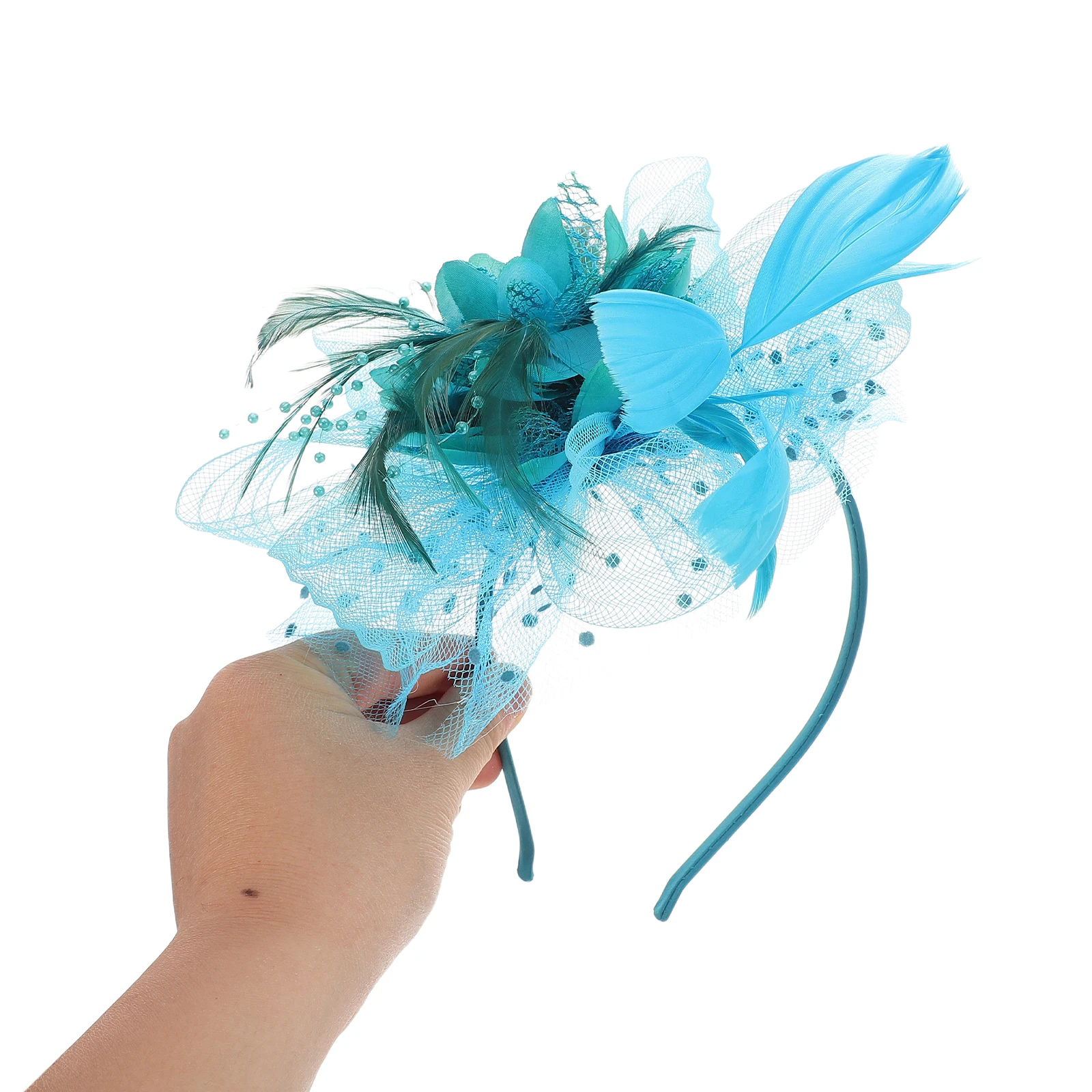 

Retro Fascinator Hat Vintage Bridal Headpiece Wedding Hats for Women Floral Headwear Tea Party Accessory Elegant Design
