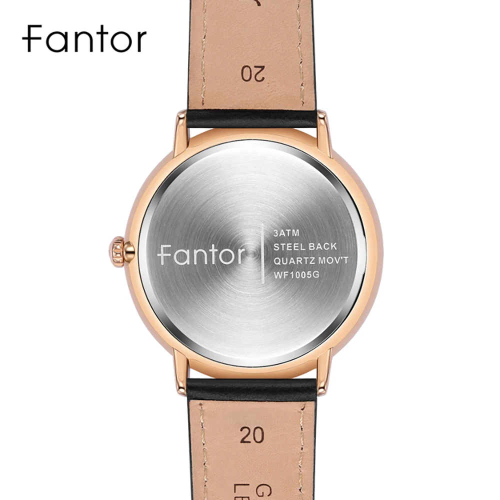 Fantor Minimalist Classic Men Watch Relogio Masculino Luxury Leather Wristwatch for Man Luminous Hand Date Quartz Watches