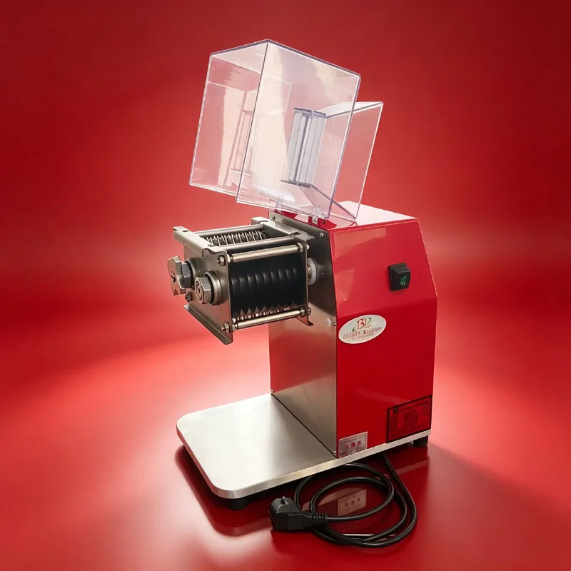 200KG/H Electric Meat Slicer Commercial Meat Cutter  High-power Stainless Steel Large Electric Cutting Machine