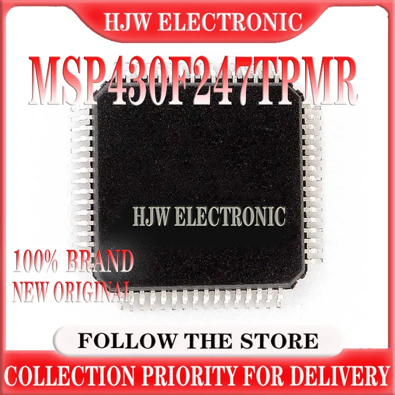 

10-100PCS MSP430F247TPMR LQFP-64 16 bit mixed signal microcontroller MCU original