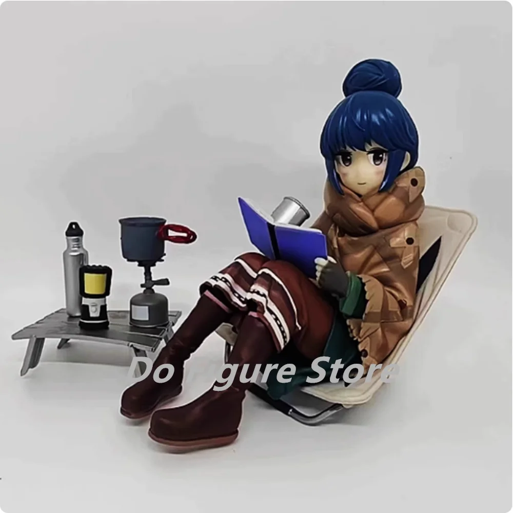 

Anime Yuru Camp Shima Rin camping outfit 1/7 PVC Action Figure Anime Figure Model Toys Figure Collection Doll Gift