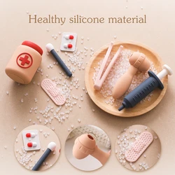 Wooden Makeup Set Play House Toys Children Simulation Dressing Table Makeup Toys Girls Small Princess Set Cosmetics Toy Girl Toy