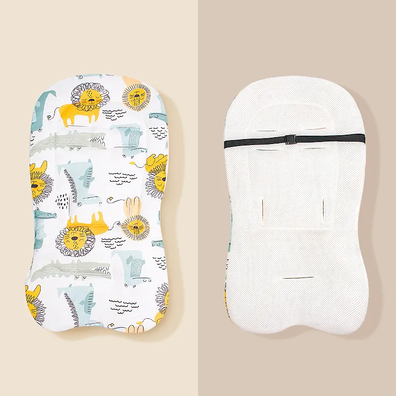 على الوجهين الصيف الشتاء رشاقته عربة طفل وسادة مقعد وسادة العالمي للصدمات عربة يدفع باليدين مقعد إدراج بطانة فراش #3