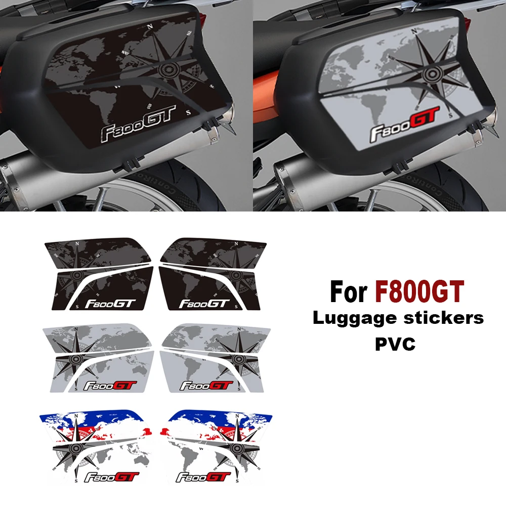

Для BMW F800GT F800 F800 GT мотоциклетные наклейки на багажник, боковые наклейки на багажник, защитный комплект