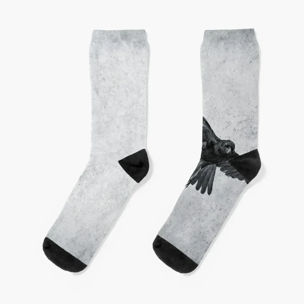 

Crow Flight Socks crazy compression retro hockey Women's Socks Men's