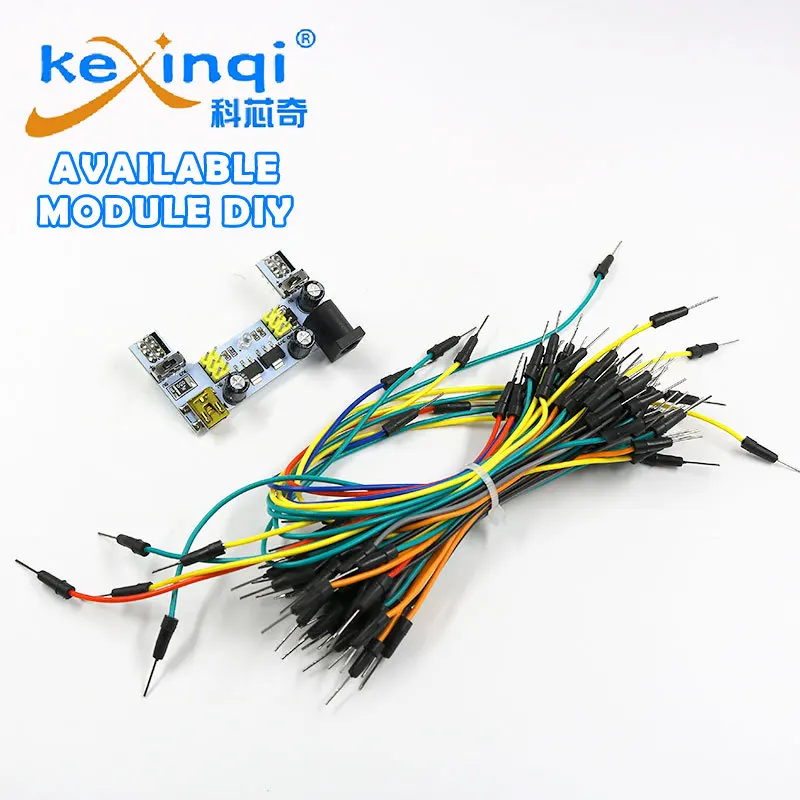 3.3V/5V Mb102 Breadboard Power Module MB-102 830 Punten Prototype Broodboard Voor Arduino Kit 65 Jumper Wire Groothandel