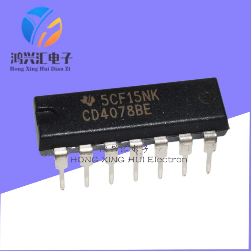 Brand New / Original CD4078BE CD4078 Through-Hole DIP-14 Multifunction / Gate Driver / Inverter