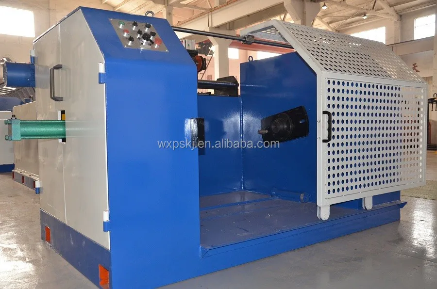 Automatic steel wire bobbin winder coil winding take-up machine