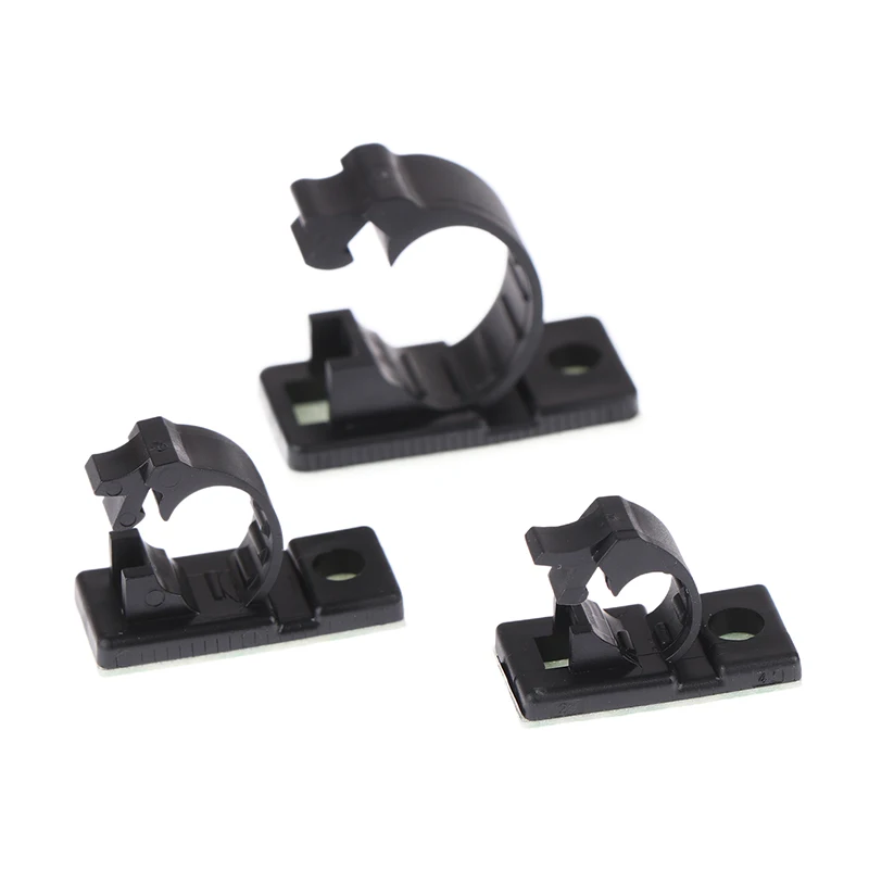 Organizador de cables autoadhesivo de 20 piezas, Clips de gestión, soporte para cables, abrazadera de línea de escritorio, enrollador USB de LY-4/6/8/10/11/12 ajustable ​