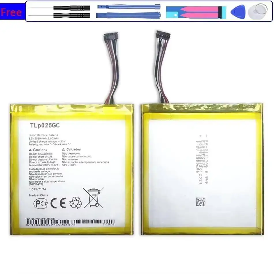 

Mobile Phone Battery For Alcatel One Touch Pixi 4 7 3G 9003X 9003A Premium Replacement 2580Mah TLP025GC
