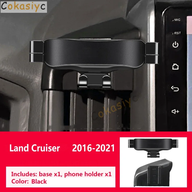 

Gravity Car Phone Holder For Toyota Land Cruiser 2016-2021 Paired With A Special Bracket Base Not Block Vent Accessories