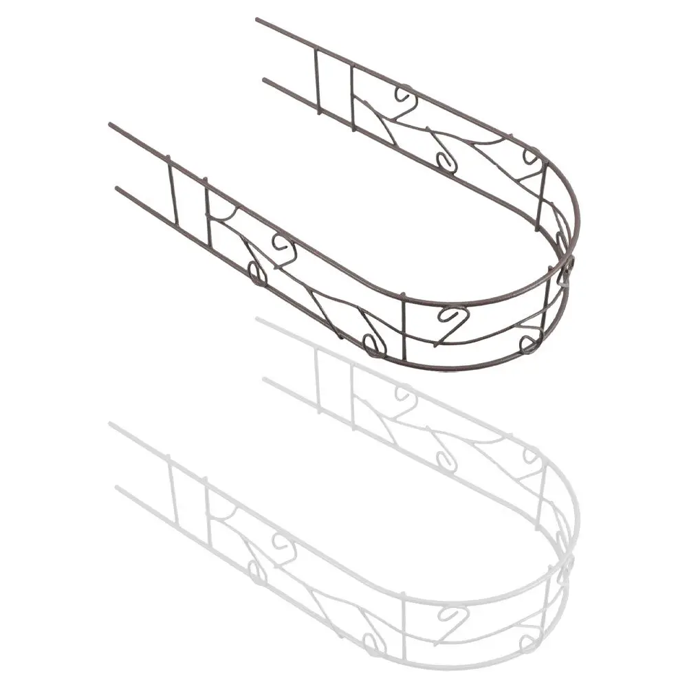 2 arches miniatures en fer, design élégant, taille compacte, pour allée de jardin, jardin féerique, mini décoration, ornement paysager extérieur
