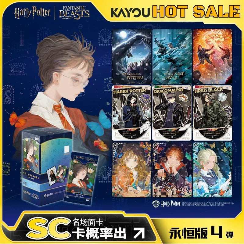 本物のホットカヨウ H.P. カードウィザードコレクションカード エターナルエディション 4th Ver. ゲームコレクションカード 子供用ギフト オリジナルボックス