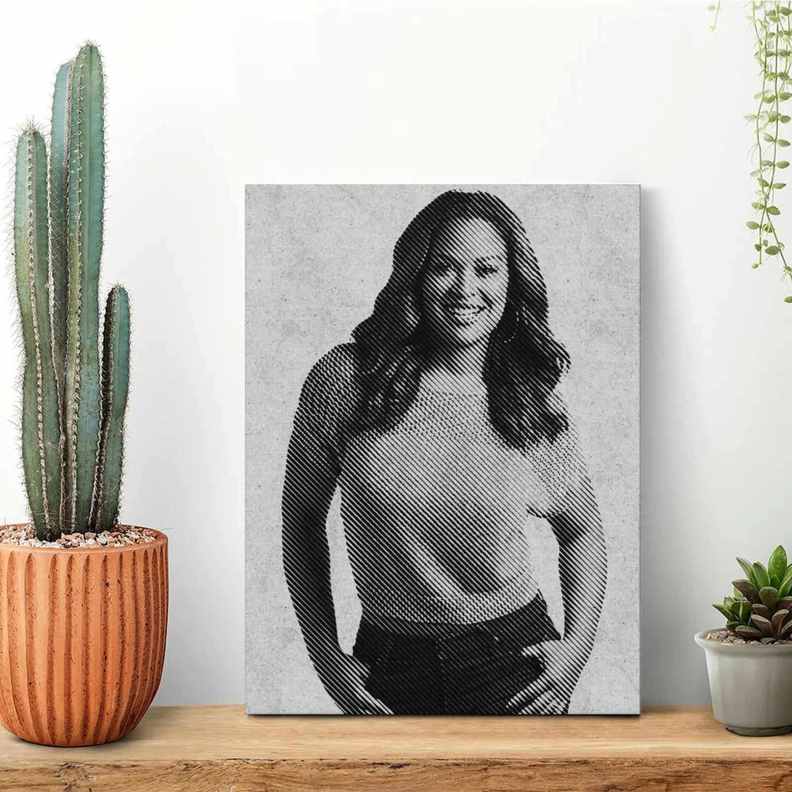Laila Ali Pintura em tela Poster Pub Club Decoração de parede Personalizar Caverna de parede emoldurada pinturas de parede