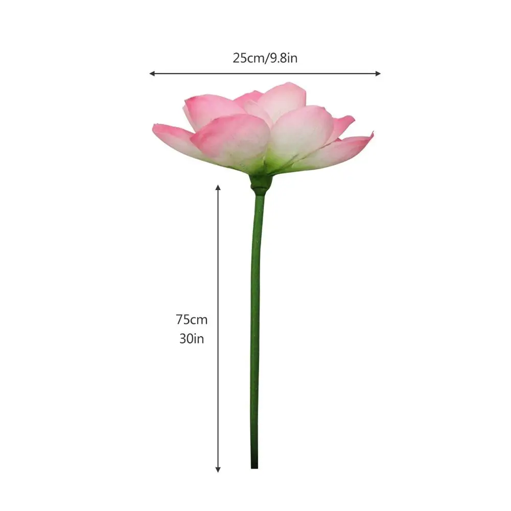 Landscape Artificial Flower Long Stem DIY Decoration Artificial Lotus Lotus Pod Artificial Flower Pole Artistic Flower