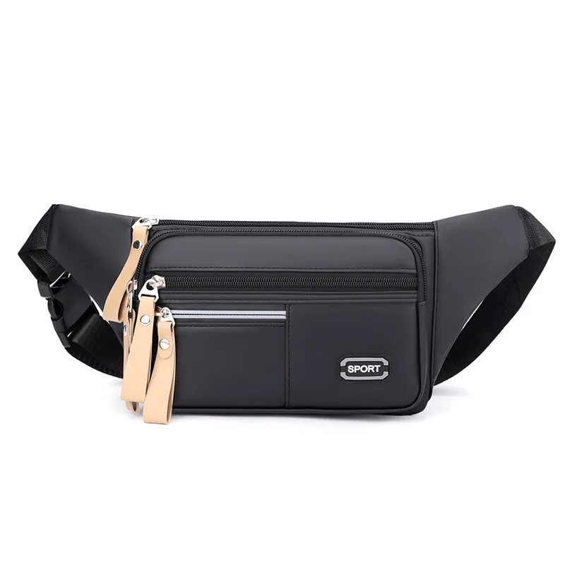 Man Chest Bag Waterproof Water-Resistant Waist Bag Shoulder Daily Life Hiking Cycling Outdoor Sports Phone Crossbody Daypack