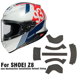 For SHOEI Z8 Z 8 Helmet Lining Pad non-destructive Installation Adjustment Sponge Pad