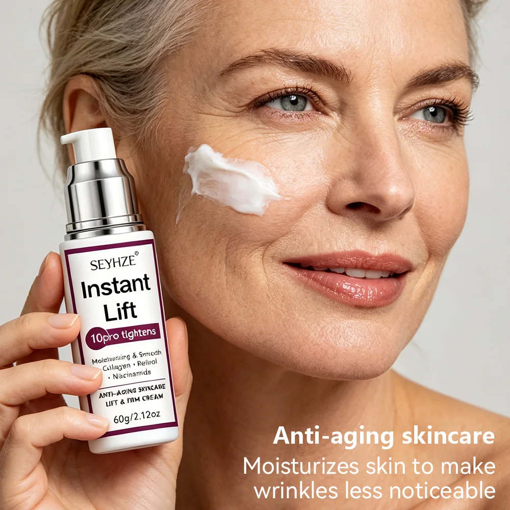 SEYHZE 9-in-1 Moisturizing Cream, 60g – Collagen + Retinol + Niacinamide + Ceramides + Aloe Vera + Centella Asiatica. Brightenin
