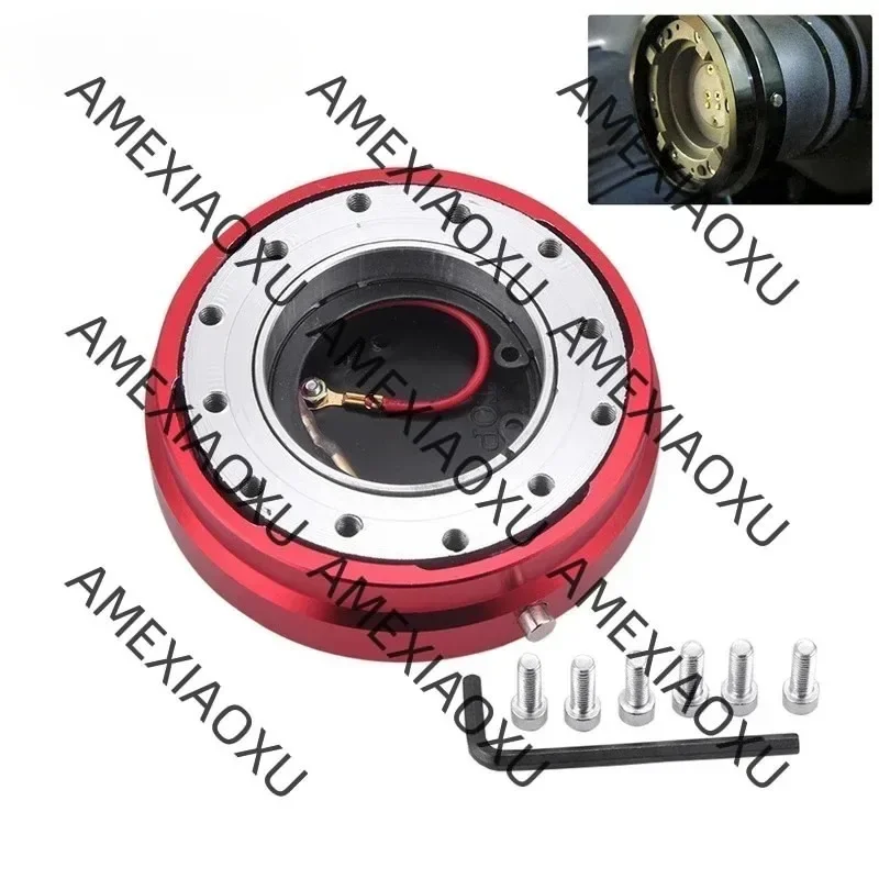 

Универсальная тонкая версия, 6-луночный быстроразъемный адаптер ступицы рулевого колеса, комплект Snap Off Boss Kit