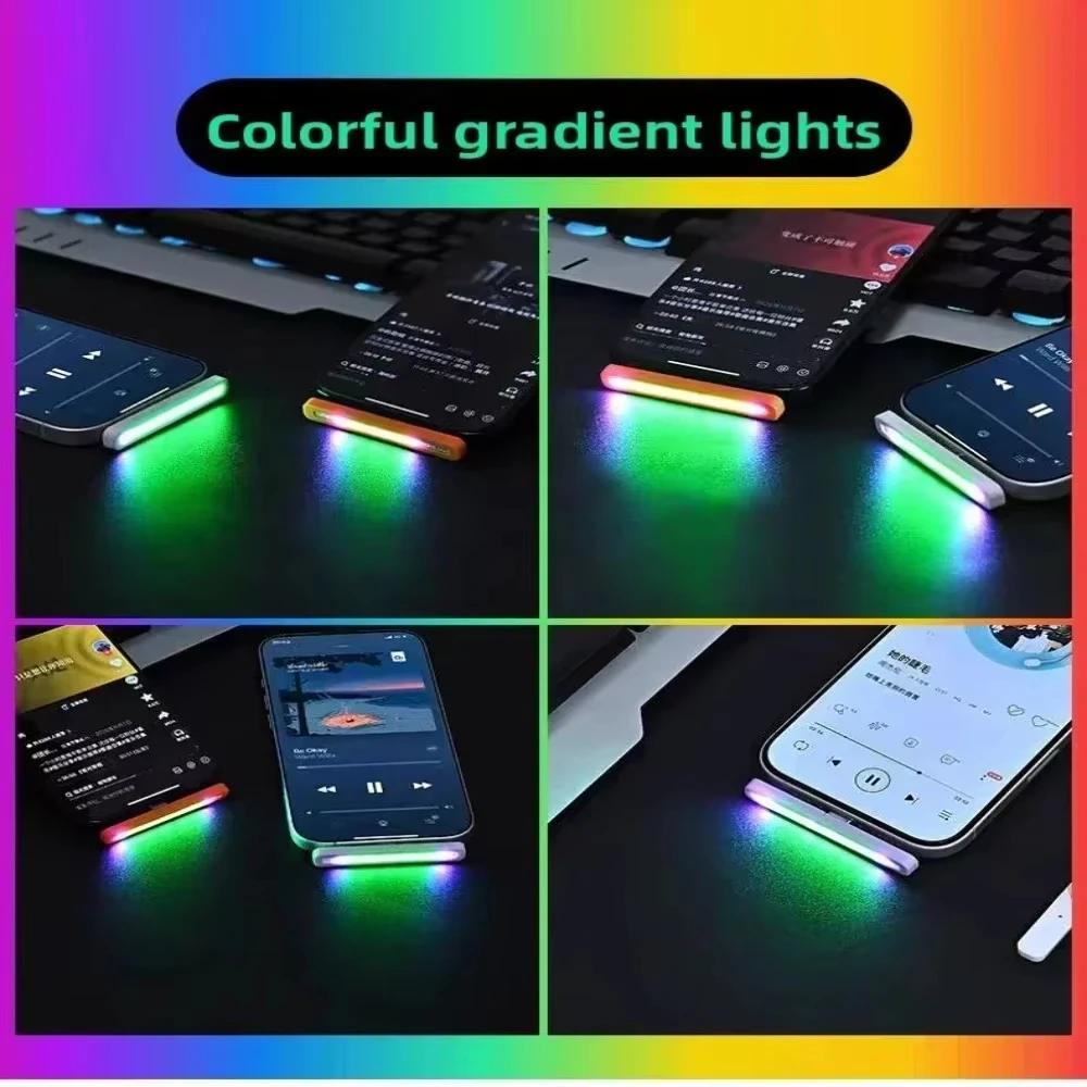 USB-C RGB Sound Activated Atmosphere Light, Music Pickup Rhythm Lamp, Plug and Play for Car Home Desktop Decoration