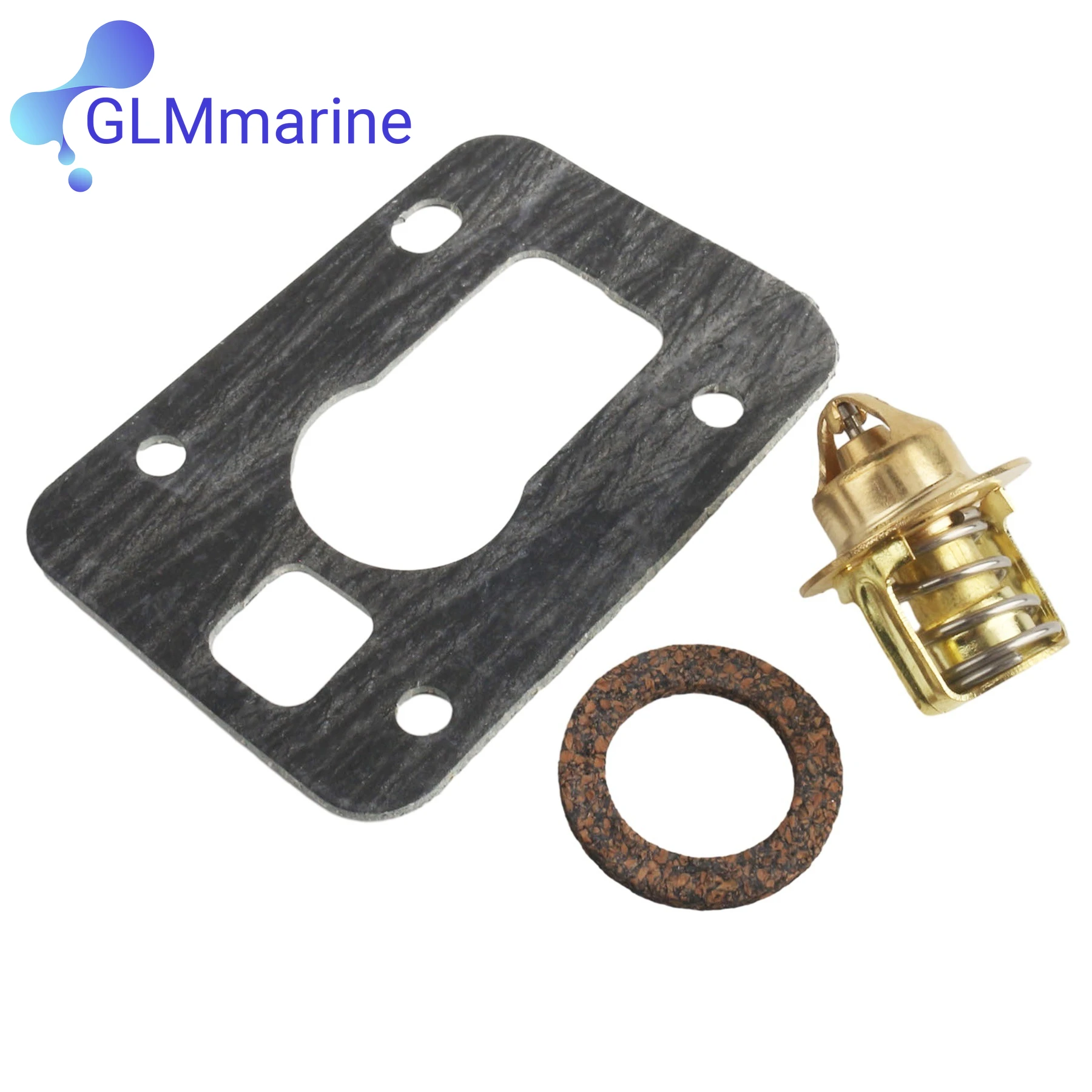 3853799 Thermostat Kit 160°F / 71°C Fits for Volvo Penta 3.0GLM 3.0GLP 3.0GSP Replaces 0778064 0982554 Sierra 18-3558 13070